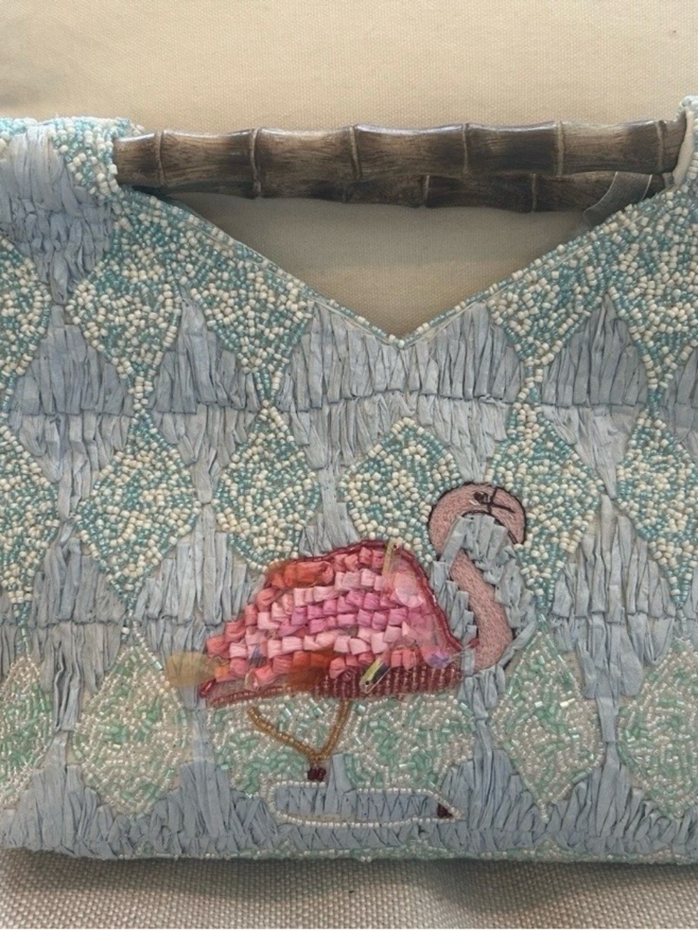 Viral TikTok Beaded Flamingo Bag - Picture 3 of 5